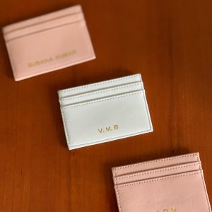 Tarjetero piel personalizado