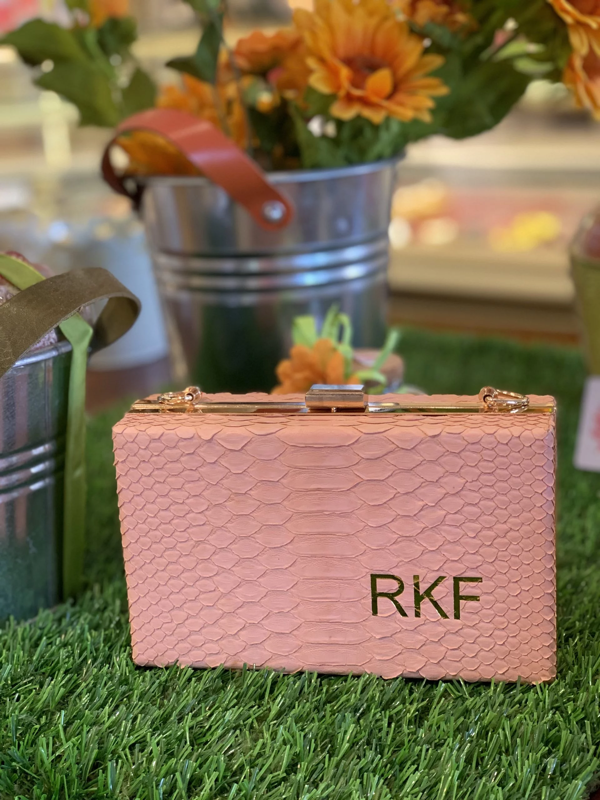Clutch Tribeca serpiente personalizado