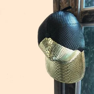 Snake skin cap